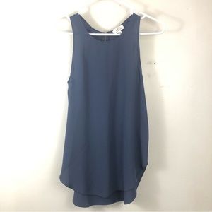 Wilfred Sèvres Blouse Sleeveless Top Navy Blue Size XS